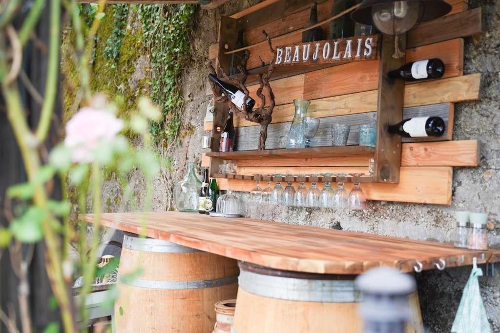 Maison Vigneron - Maison Et Studio Saint-Didier-sur-Beaujeu ภายนอก รูปภาพ